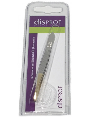 Pinza depilación punta dorada cangrejo Disprof