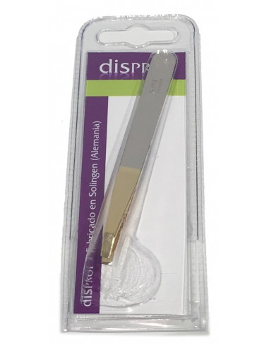 Pinza depilación punta dorada Solingen Disprof