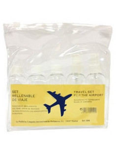 Set de 5 recipientes rellenables Travel Set Walkiria