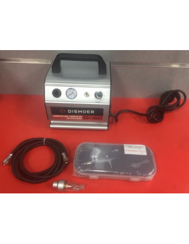 Aerógrafo equipo completo (compresor+pistola) Line Colours