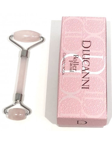 Roller facial cuarzo rosa