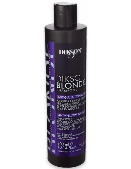 Dikso Blonde champú tonalizante doble concentración para rubios Dikson