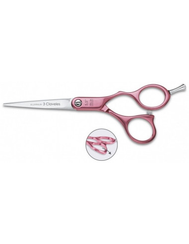 Pack 2 tijeras corte/esculpir rosa 3 Claveles