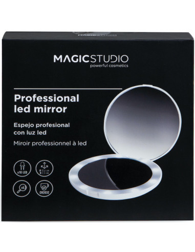 Espejo luz LED 5 aumentos Magic Studio