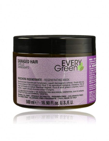 Mascarilla Damaged Hair regeneradora Every Green