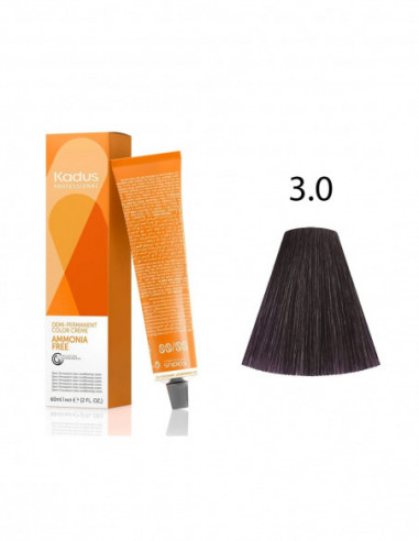 Kadus Professional Color Demi-Permanente Sin Amoniaco 3.0 60 ml