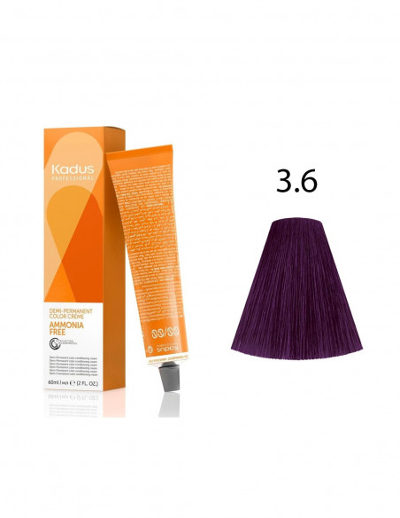 Kadus Professional Color Demi-Permanente Sin Amoniaco 3.6 60 ml