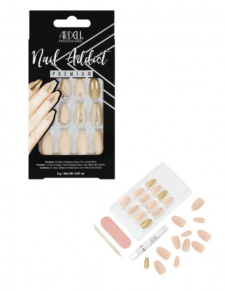 Ardell Nail Addict Fantasy Nude Jeweled