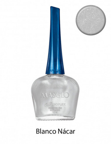 Masglo Esmalte Tradicional Blanco Nácar 13.5 ml