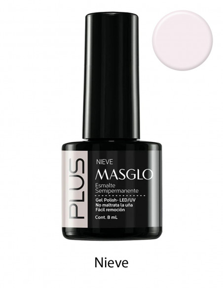 Esmalte Masglo Plus Nieve 8 ml