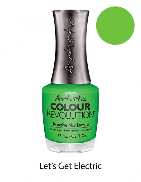 Esmalte Artistic Colour Revolution Lets Get Electric Neon Green 15 ml