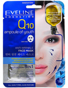 Mascarilla Facial Anti Arrugas Q10 Monodosis Eveline