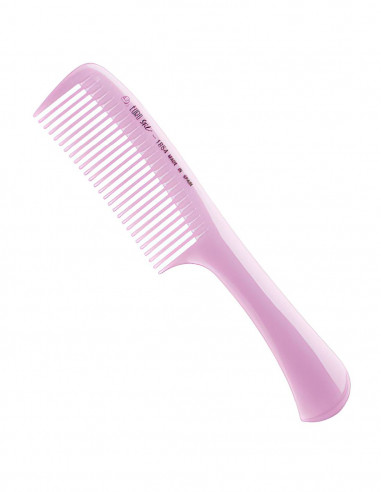 Peine Escarpidor Machete Traslúcido 22 cm Eurostil Rosa