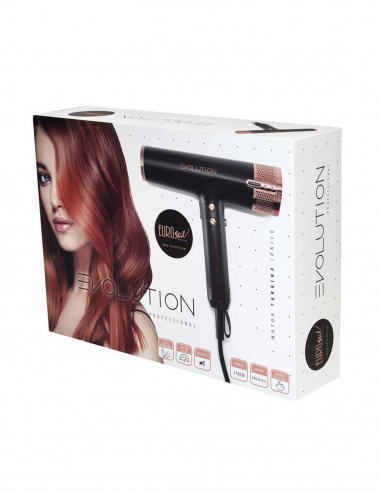 Secador Evolution Pro 1700w 110000 rpm Eurostil Caja