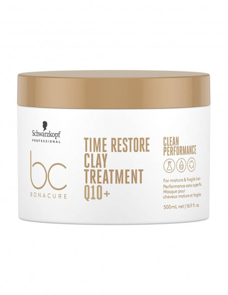 Tratamiento De Arcilla Q10+ Time Restore Bonacure Schwarzkopf Professional 500 ml