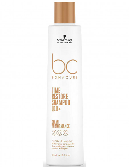 Champú Time Restore Q10+ Bonacure Schwarzkopf Professional 250 ml