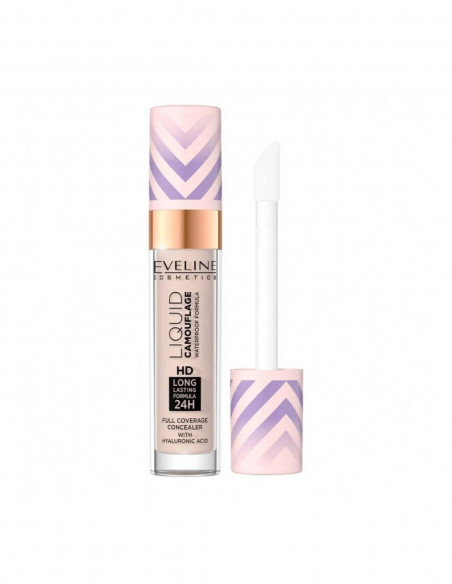 Corrector Liquid Camouflage HD Waterproof Eveline 02 Vainilla