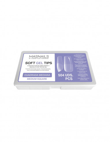 Tips Soft Gel Cuadrada Masnails