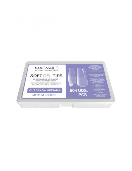 Tips Soft Gel Cuadrada Masnails