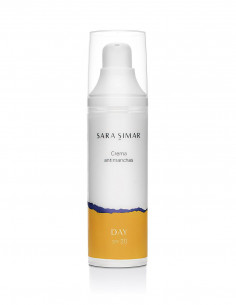 Crema de día SPF20 airless antimanchas Sara Simar 50 ml