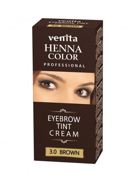 Henna crema para cejas Venita 3.0 Marrón