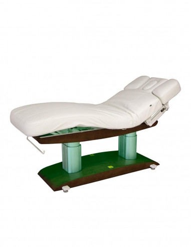 Camilla eléctrica Troch Weelko Base Oscura LED Azul