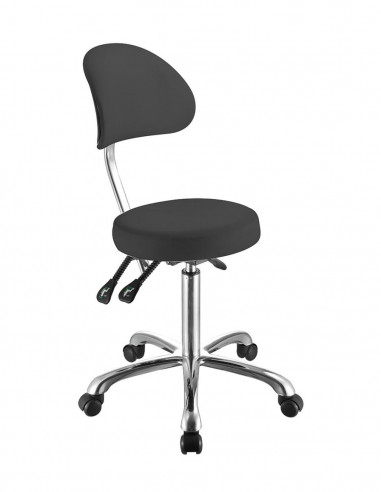 Taburete Comfort Weelko Negro