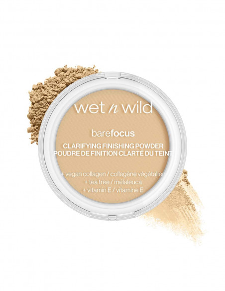 Polvo Bare Focus Clarifying Finishing Powder Wet n Wild Light Medium