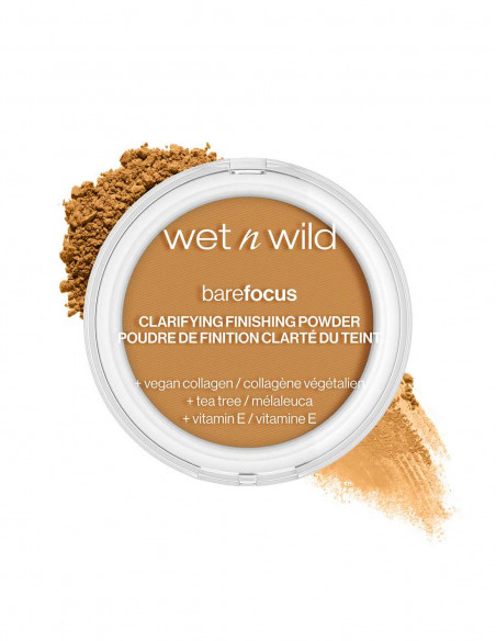 Polvo Bare Focus Clarifying Finishing Powder Wet n Wild Medium Tan