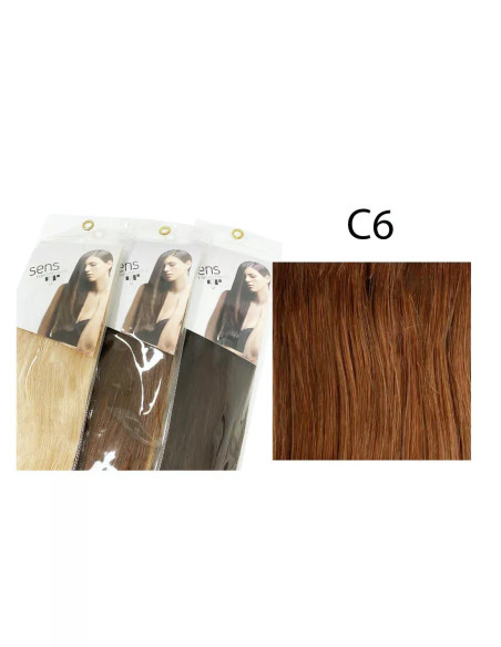 Ramal cabello natural Liso 90×50 cm 65 gramos Sens Hair