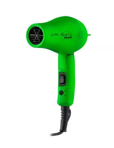 Secador de viaje Gettin Fluo 1000w Labor pro Manzana verde