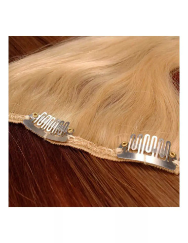 Cabello natural 3 clips 50 cm 22 grs Sens Hair