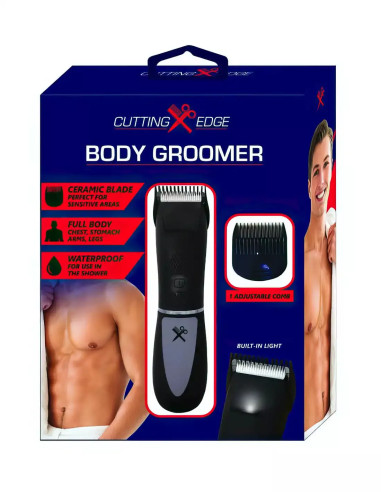 Máquina de recorte de vello corporal Cutting Edge packaging