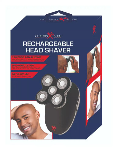 Máquina afeitadora de cabeza 5 cuchillas Cutting Edge packaging