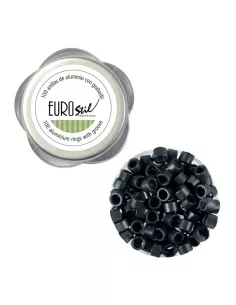 Anillas Para Extensiones Eurostil Negro