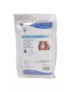 Tanga Desechable Para Mujer 3 unidades Klmed