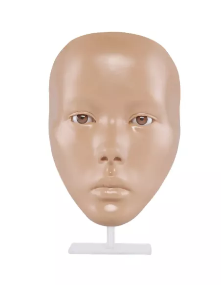 Maniquí Facial Para Práctica De Maquillaje Medio