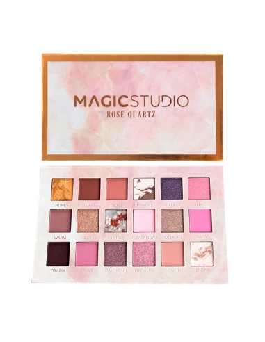 Paleta Rose Quartz De 18 Sombras De Ojos Magicstudio