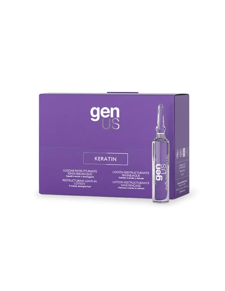 Keratin Loción Reestructurante Sin Aclarado 12 x 10 ml