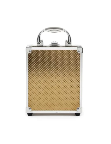 Travel Pure Gold Maletín Maquillaje Dorado Cerrado