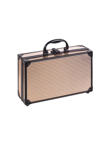 Maletín de Belleza Travel Fashion Gold Cerrado