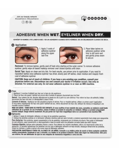 Duo Line It Lash It Delineador y Adhesivo Impermeable Para Pestañas 2 en 1