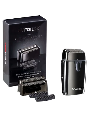 Afeitadora Doble Foil Con Luz UV UVFOIL02