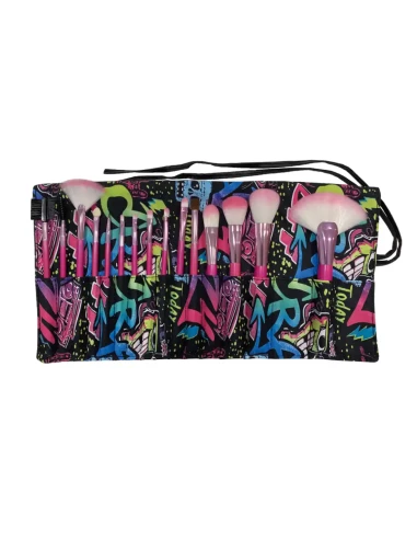 Manta de Maquillaje 15 Pinceles R&J Crazy