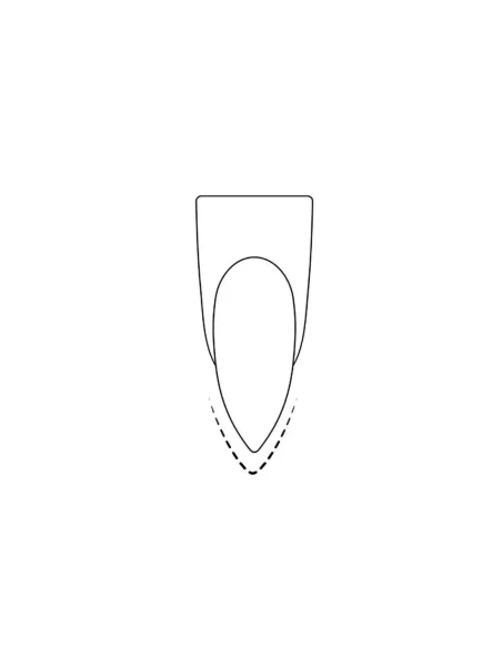 Tips soft gel oval