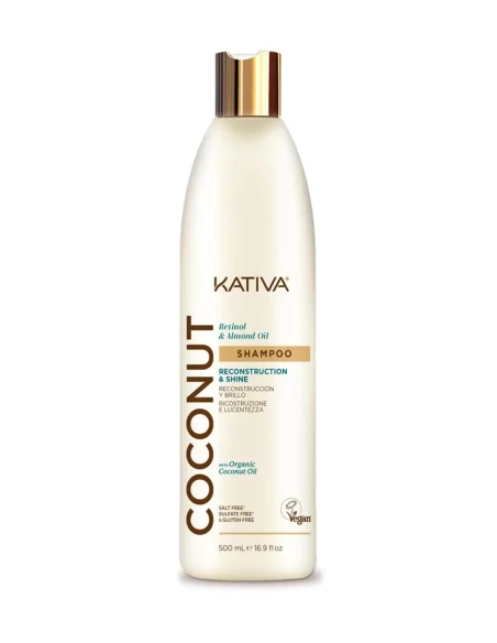 Champú coconut con retinol y aceite de almendra