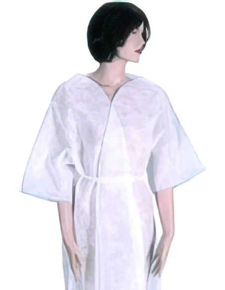 Kimono de polipropileno con mangas 160-RA