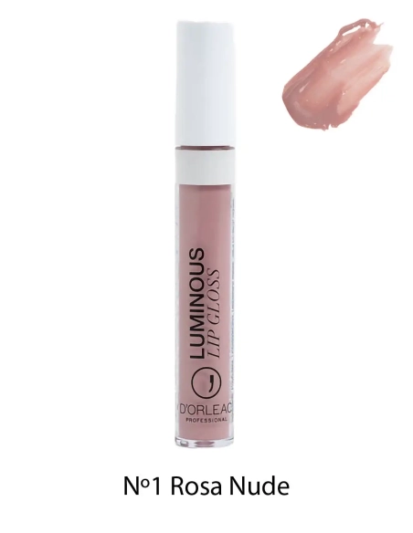Brillo labial Luminous: 01 Rosa nude