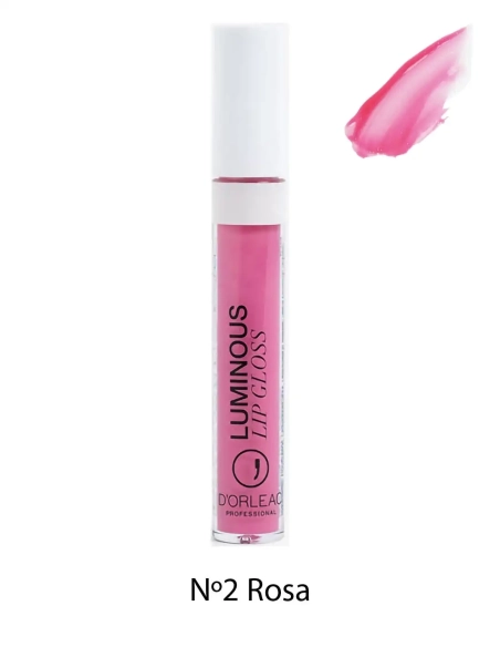 Brillo labial Luminous: 02 Rosa claro