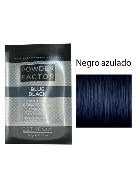 Powder Factor Coloración en polvo Negro azulado